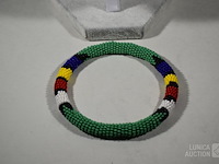 Masai halsketting en armband - afbeelding 2 van  4