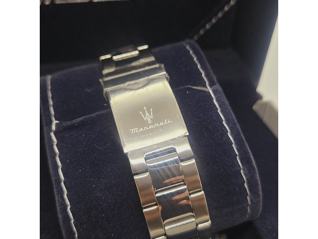 Maserati attrazione blue chronograaf herenhorloge - afbeelding 7 van  8