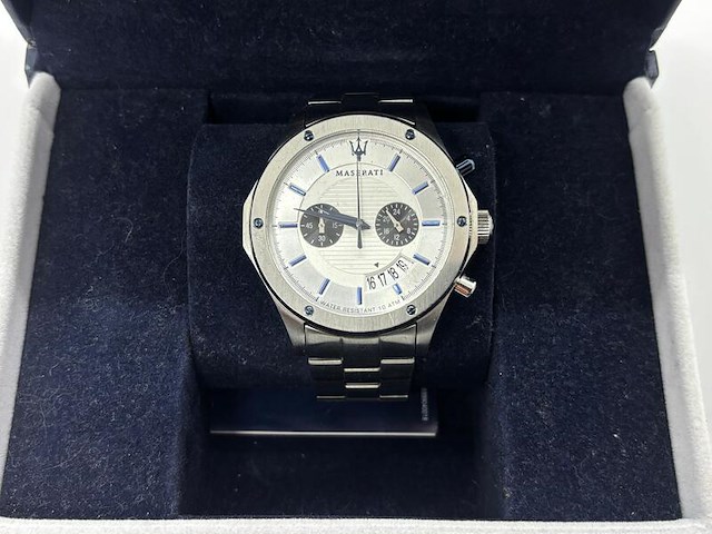 Maserati circuito chronograph herenhorloge - full set - afbeelding 3 van  8