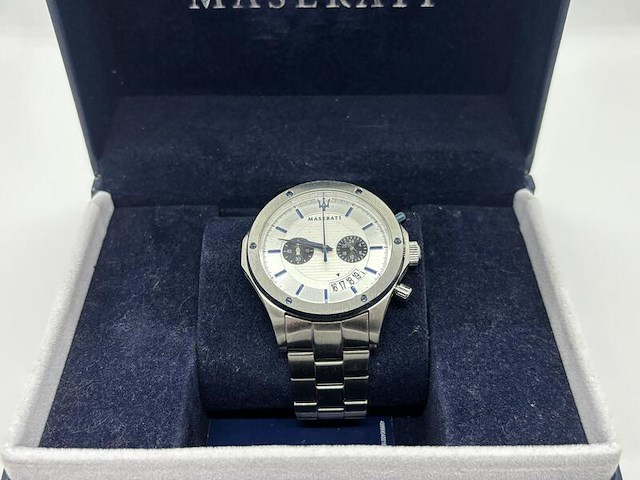 Maserati circuito chronograph herenhorloge - full set - afbeelding 4 van  8