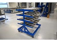 Masévon rvs glashouder transportwagen - afbeelding 2 van  5