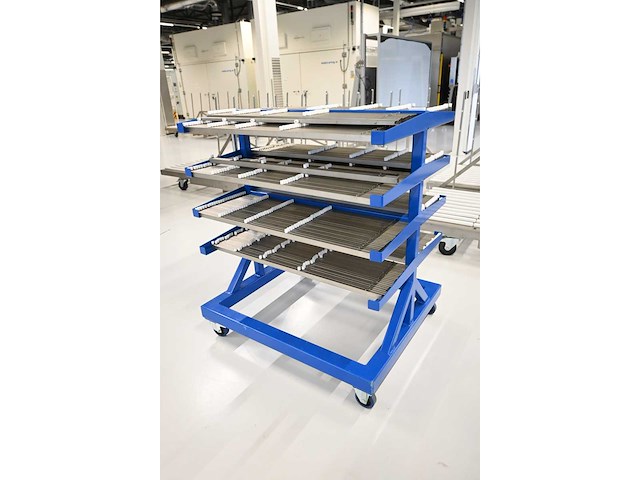 Masévon rvs glashouder transportwagen - afbeelding 3 van  5