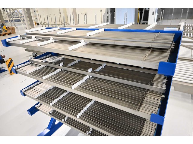 Masévon rvs glashouder transportwagen - afbeelding 4 van  5