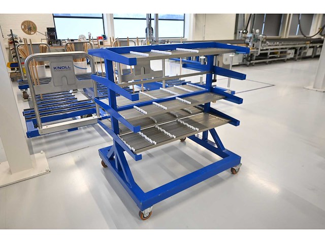 Masévon rvs glashouder transportwagen - afbeelding 2 van  5