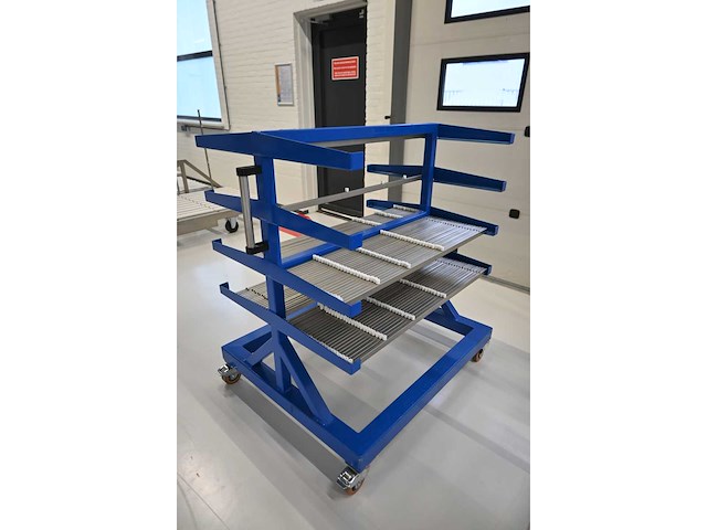 Masévon rvs glashouder transportwagen - afbeelding 3 van  5