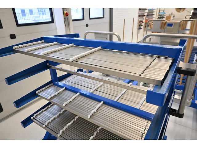 Masévon rvs glashouder transportwagen - afbeelding 4 van  5