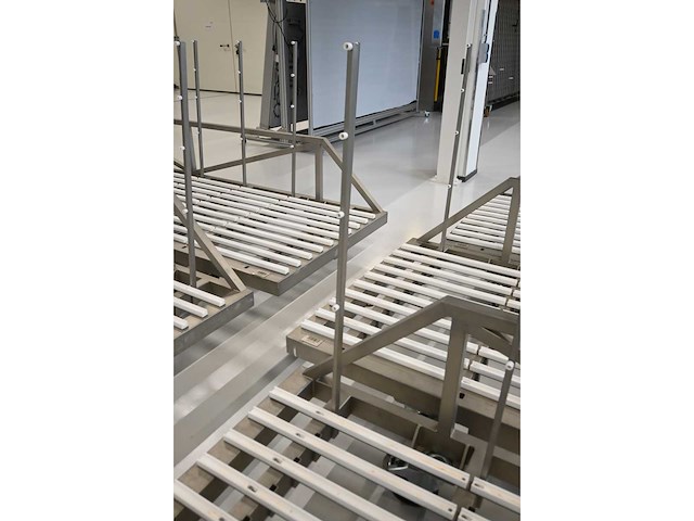 Masévon rvs glashouder transportwagen - afbeelding 5 van  5