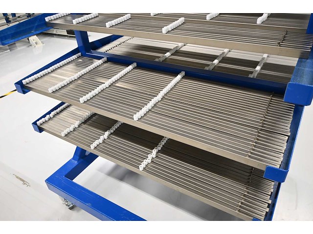 Masévon rvs glashouder transportwagen - afbeelding 4 van  5