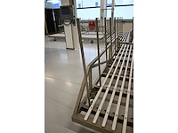 Masévon rvs glashouder transportwagen - afbeelding 5 van  5