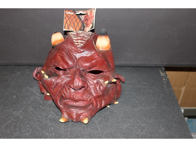 Masker duivel 1x in kr 10 - afbeelding 3 van  3