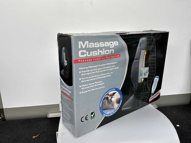 Massage cushion massagestoel rug/zit kussen afstandsbediening 12volt/220volt - afbeelding 2 van  7