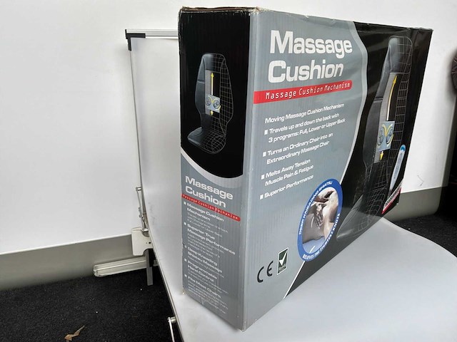 Massage cushion massagestoel rug/zit kussen afstandsbediening 12volt/220volt - afbeelding 3 van  7