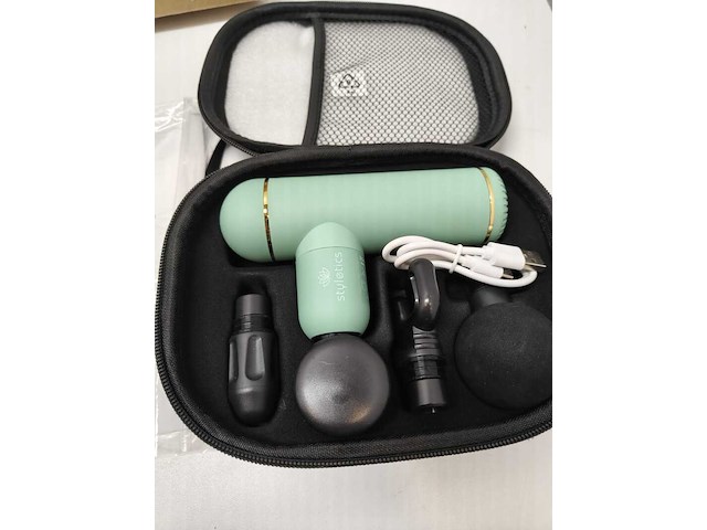 Massage gun styletics, mint groen - afbeelding 1 van  3