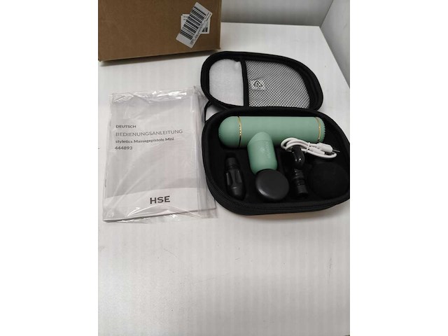 Massage gun styletics, mint groen - afbeelding 3 van  3