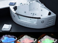 Massagebad vonato, 2 persoons hoek, wit - afbeelding 2 van  4