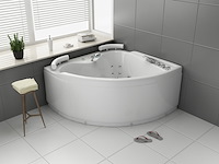 Massagebad vonato, hoekbad, hoogglans wit - afbeelding 2 van  3