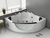 Massagebad vonato, hoekbad, hoogglans wit - afbeelding 2 van  3