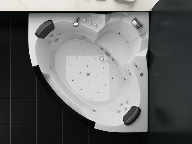Massagebad vonato laguna hoogglans wit - afbeelding 2 van  5