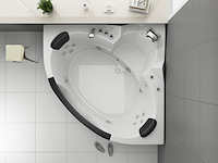 Massagebad, vonato, lyvessa, hoogglans wit - afbeelding 3 van  9