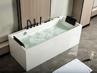 Massagebad vonato, nevira, hoogglans wit - afbeelding 8 van  8