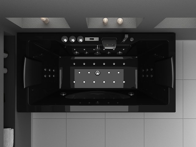 Massagebad, vonato, zenyx, zwart - afbeelding 2 van  3