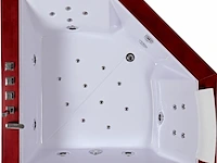 Massagebad / whirlpool, met venster, wit - afbeelding 2 van  4
