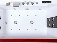 Massagebad / whirlpool, met venster, wit - afbeelding 2 van  4
