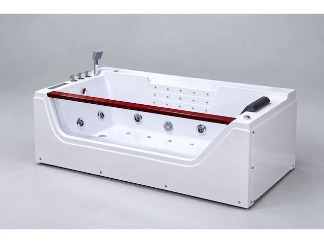 Massagebad / whirlpool, met venster, wit - afbeelding 3 van  4