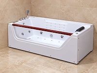 Massagebad / whirlpool, met venster, wit - afbeelding 4 van  4