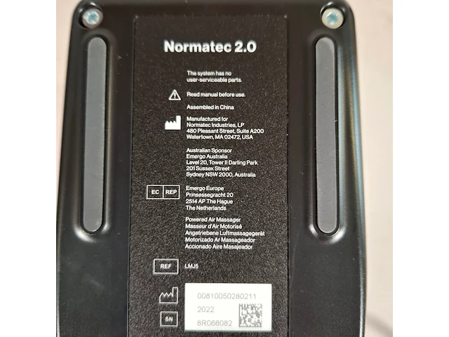 Massagepak, hyperice, normatec 2.0, 2020 - afbeelding 5 van  9