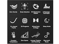 Massagestoel - vonato - mirago - 0 - zero gravity - afbeelding 20 van  21
