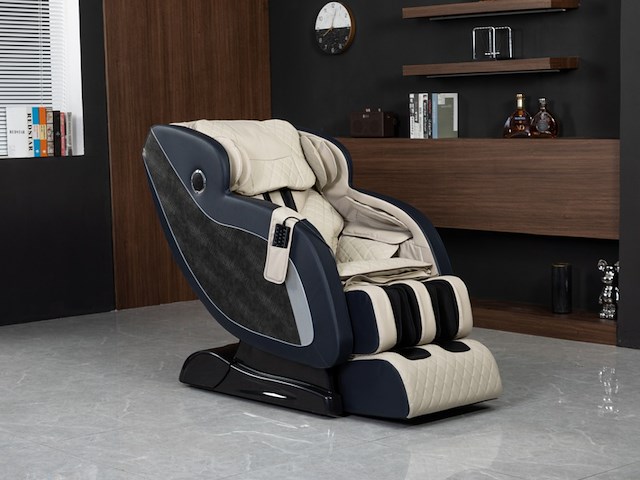 Massagestoel vonato, mirago, crème/blauw - afbeelding 18 van  21