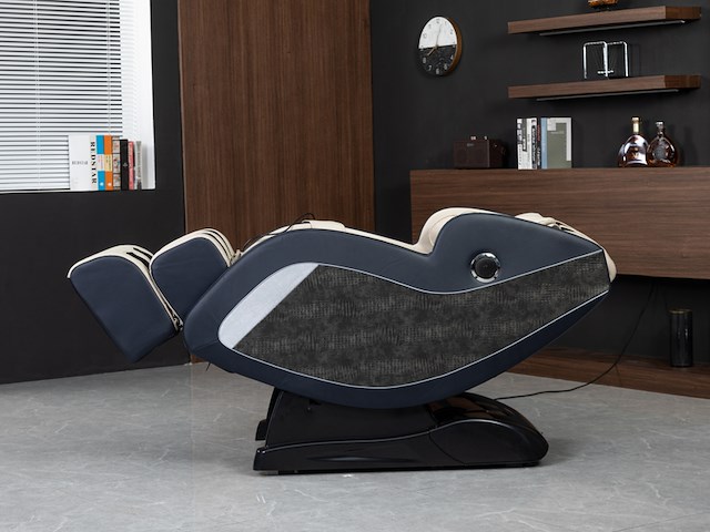 Massagestoel vonato, zero gravity, crème/blauw - afbeelding 8 van  21