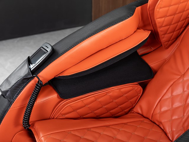 Massagestoel vonato, zero gravity, zwart/rood - afbeelding 10 van  18