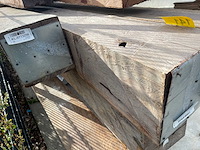 Massaranduba constructiebalk fijnbezaagd 10100x250x250mm - afbeelding 2 van  3