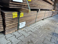 Massaranduba damwand-/ paardenboxprofiel 4000x200x28mm (30x) - afbeelding 4 van  4