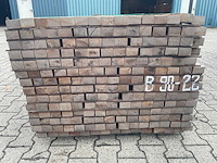 Massaranduba onderliggers fijnbezaagd 2000x60x40mm (105x) - afbeelding 3 van  4