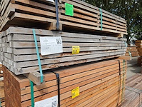 Massaranduba onderliggers fijnbezaagd 2000x60x40mm (105x) - afbeelding 4 van  4