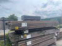 Massaranduba palen fijnbezaagd 3050x60x60mm (67x) - afbeelding 4 van  4