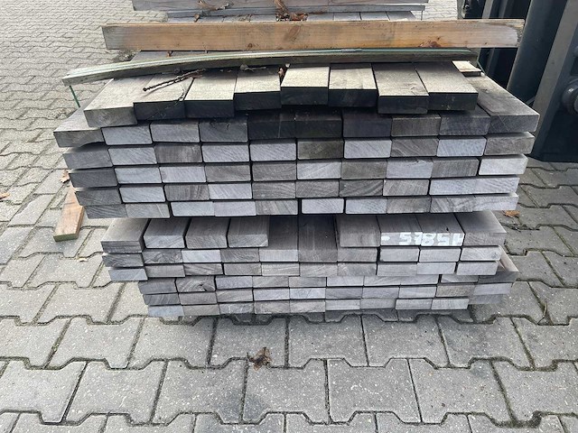Massaranduba planken geschaafd 2000x90x35mm (116x) - afbeelding 3 van  3