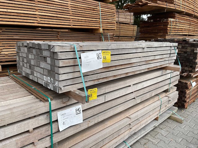 Massaranduba regels fijnbezaagd 2000x60x40mm (105x) - afbeelding 4 van  4