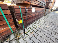 Massaranduba regels fijnbezaagd 2500x60x40mm (210x) - afbeelding 4 van  4