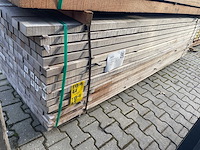 Massaranduba regels fijnbezaagd 3000x60x40mm (74x) - afbeelding 3 van  4