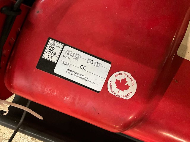 Massey ferguson grasmaaier - afbeelding 9 van  10