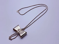 Massief .925 zilveren koningin ketting - afbeelding 2 van  5