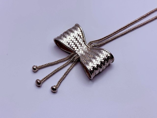Massief .925 zilveren koningin ketting - afbeelding 4 van  5