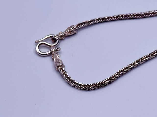 Massief .925 zilveren koningin ketting - afbeelding 5 van  5