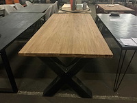 Massief eetkamertafel 220cm - afbeelding 2 van  6