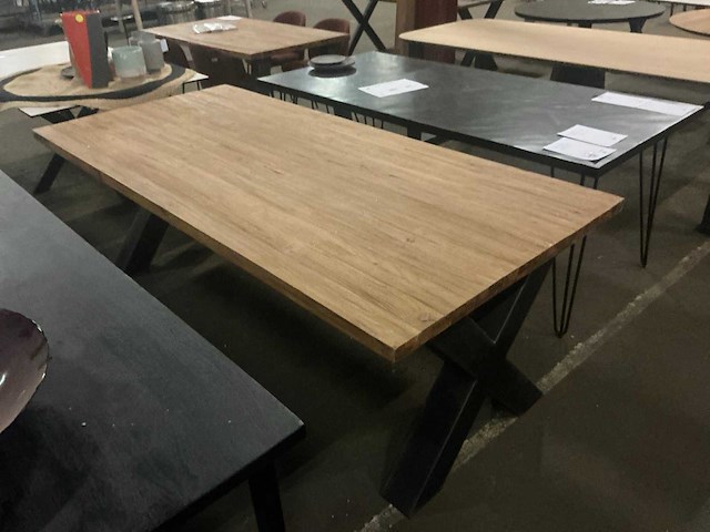 Massief eetkamertafel 220cm - afbeelding 3 van  6