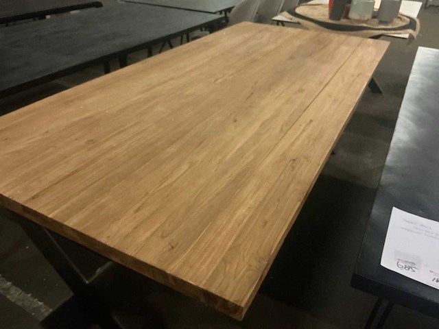 Massief eetkamertafel 220cm - afbeelding 4 van  6